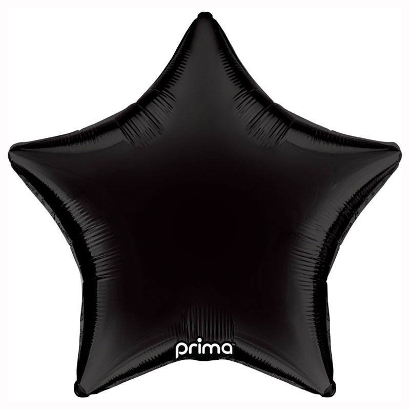 Ballon Mylar &eacute;toile Noire (black) Prima