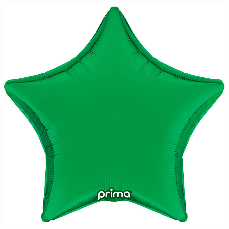 Ballon Mylar &eacute;toile verte (green) Prima