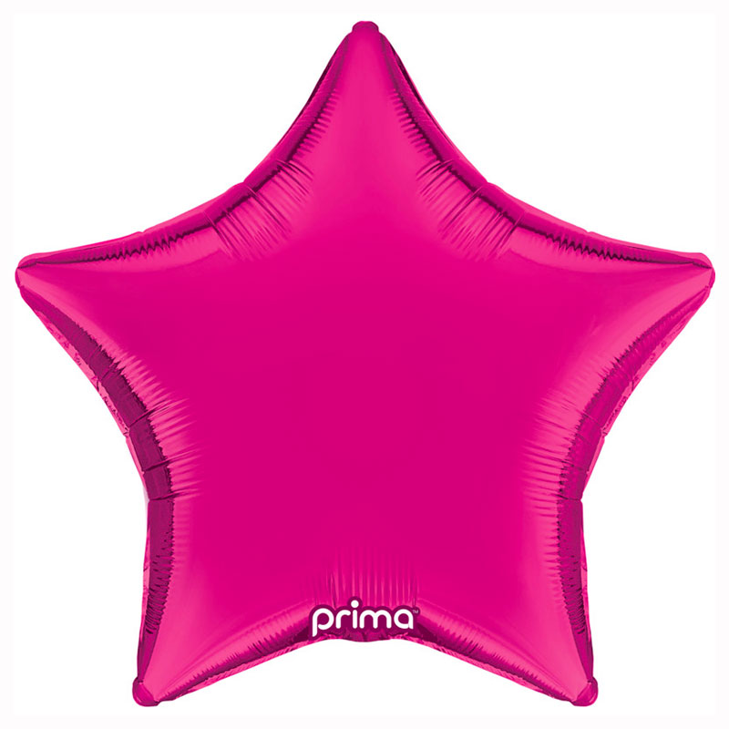Ballon Mylar &eacute;toile Rose chaud (hot Pink ) Prima