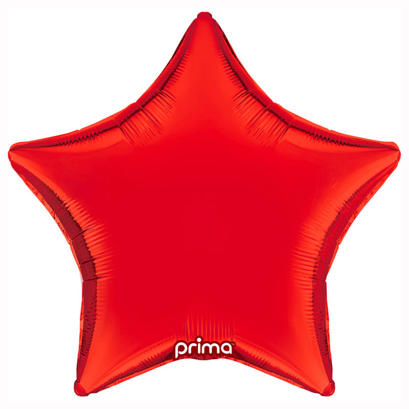 Ballon Mylar &eacute;toile Rouge (red) Prima