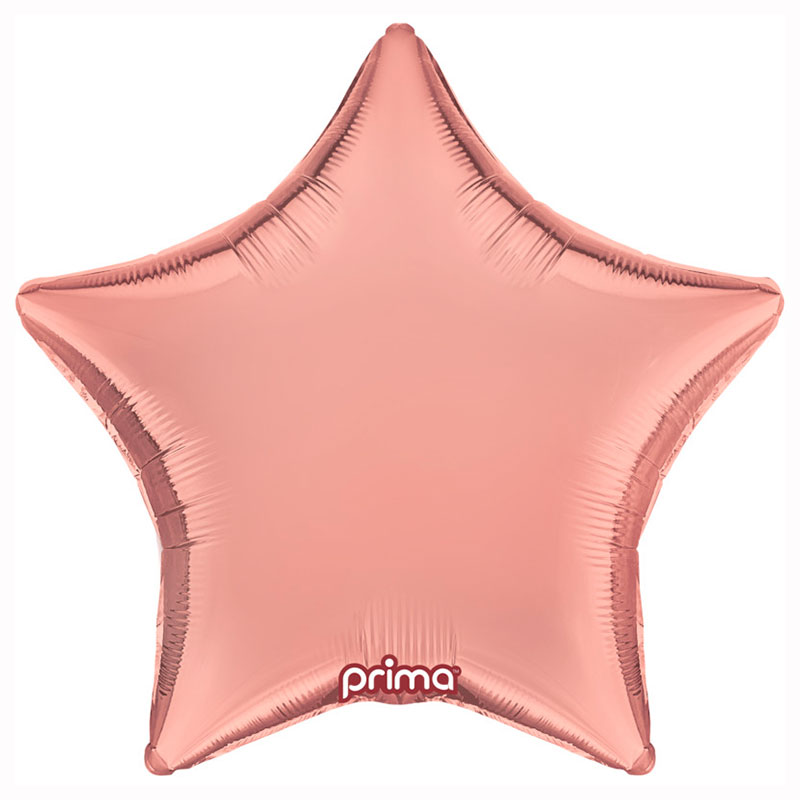 Ballon Mylar &eacute;toile Rose or (rose gold ) Prima