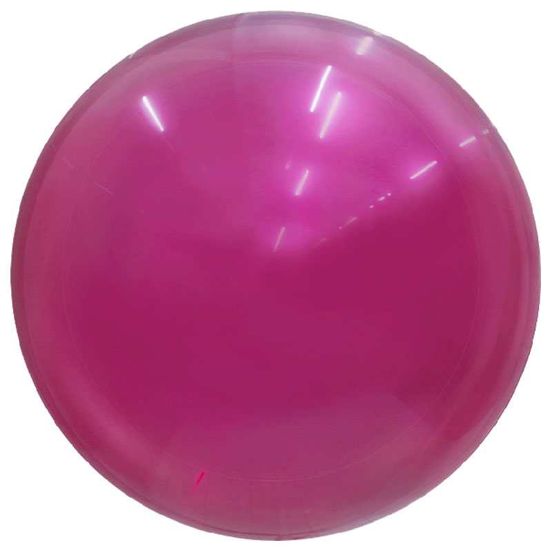Ballon Bubble Metallic Magenta