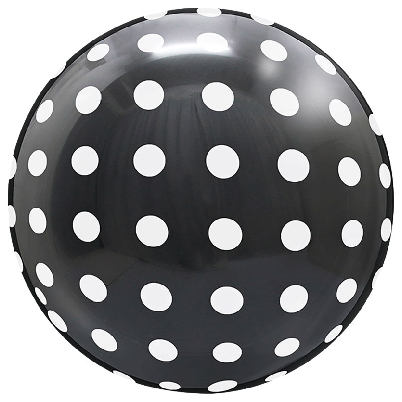 Ballon Bubble Dots Black