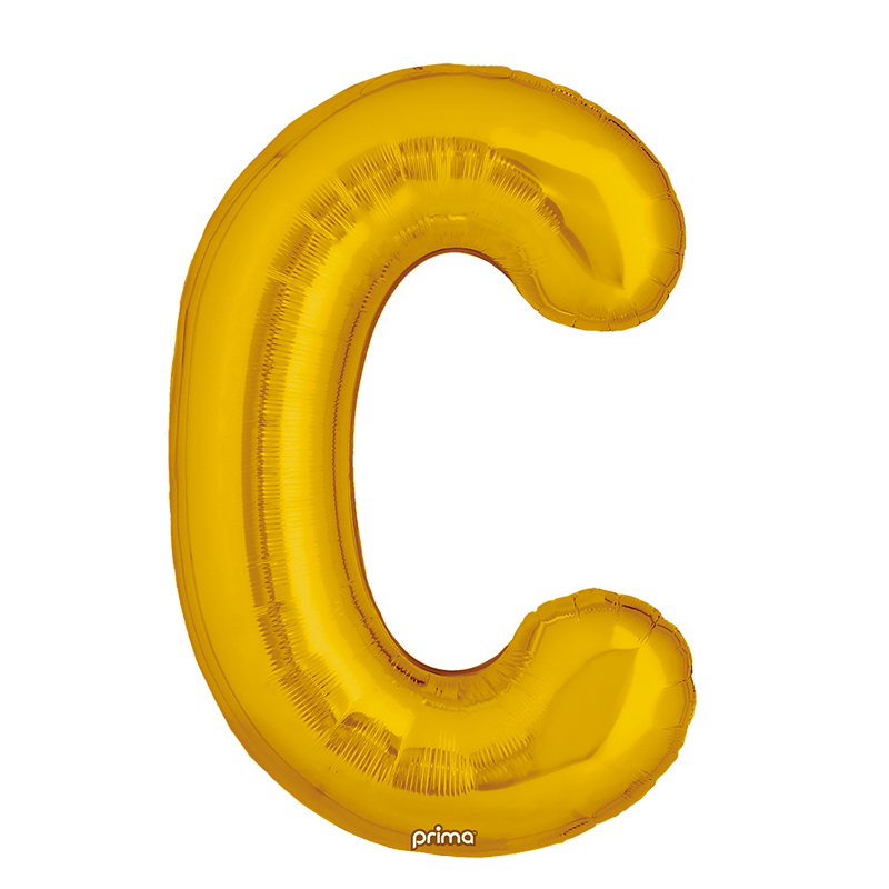 Ballon aluminium C Gold Prima par 2