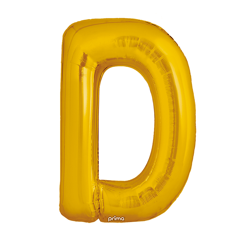 Ballon aluminium D Gold Prima par 2