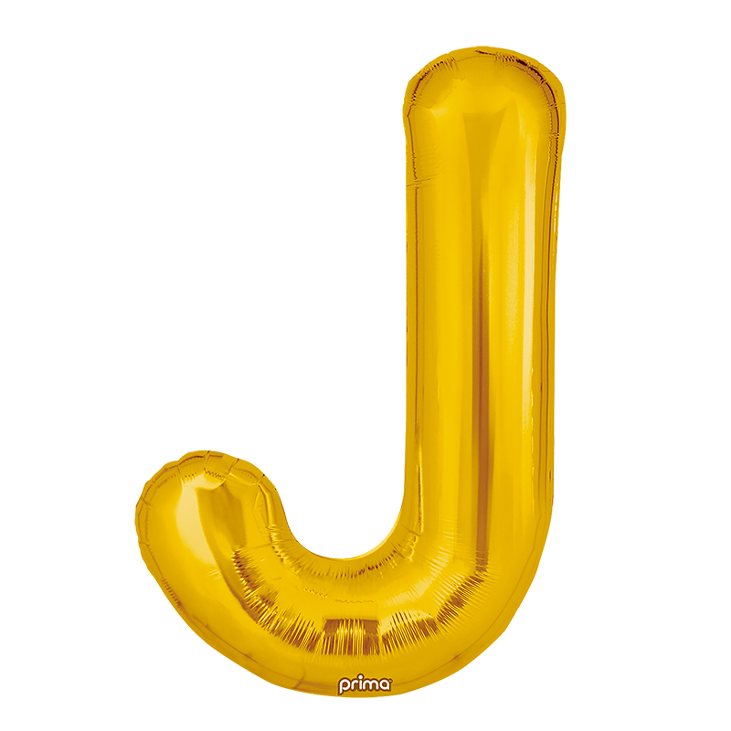 Ballon aluminium J Gold Prima par 2