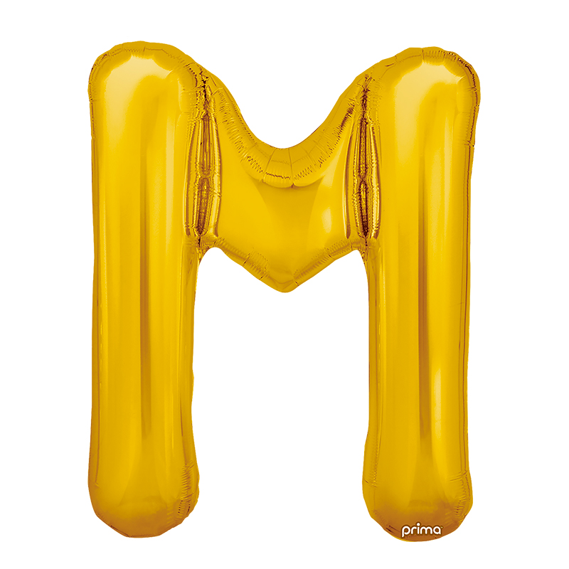Ballon aluminium M Gold Prima par 2
