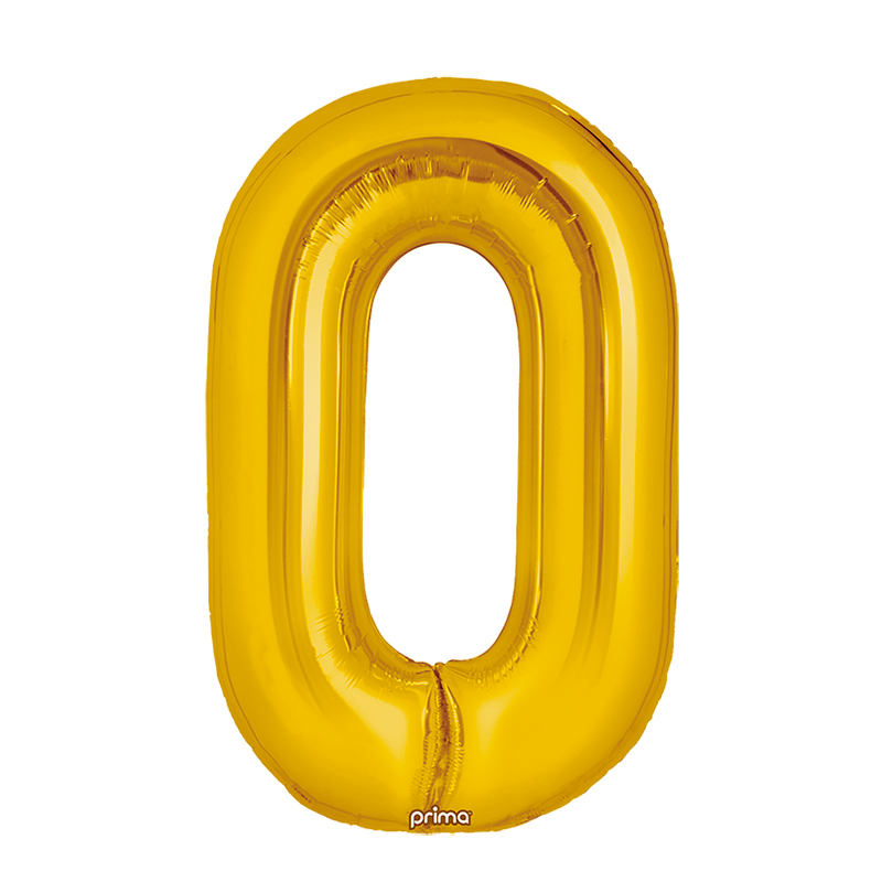 Ballon aluminium O Gold Prima par 2