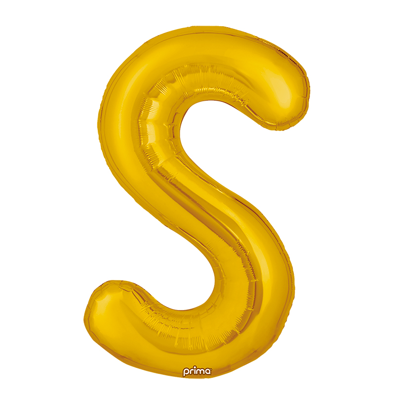 Ballon aluminium S Gold Prima par 2