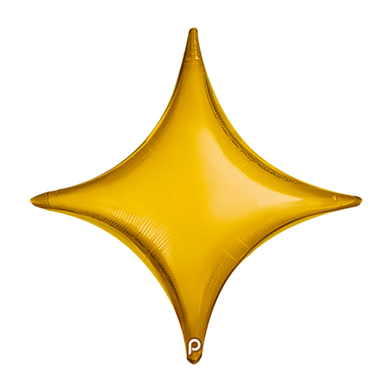 Ballon Mylar &eacute;toile design or (Starpoint) 18'' par 5