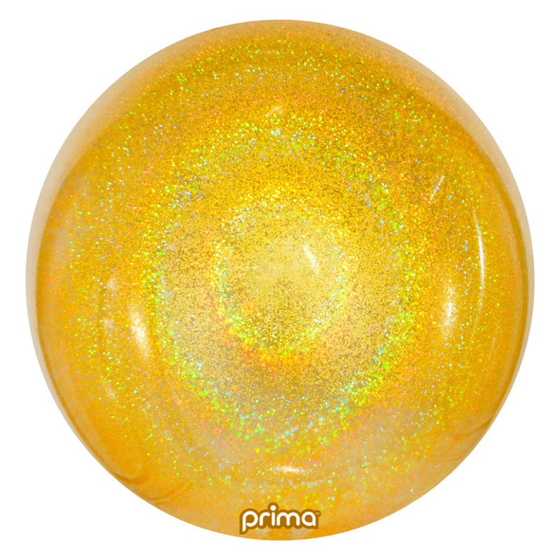 Ballon Prima Sph&egrave;re Gold Glitter