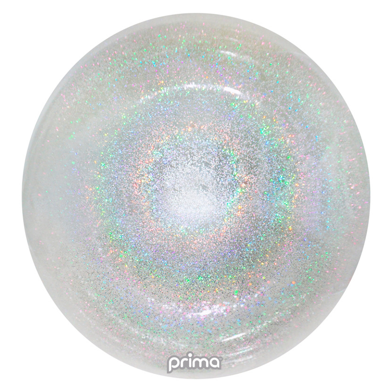 Ballon Prima Sph&egrave;re Silver Glitter