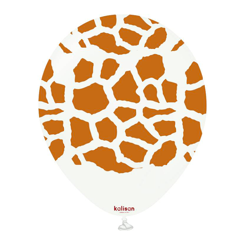 Ballon Latex Girafe Blanc Kalisan