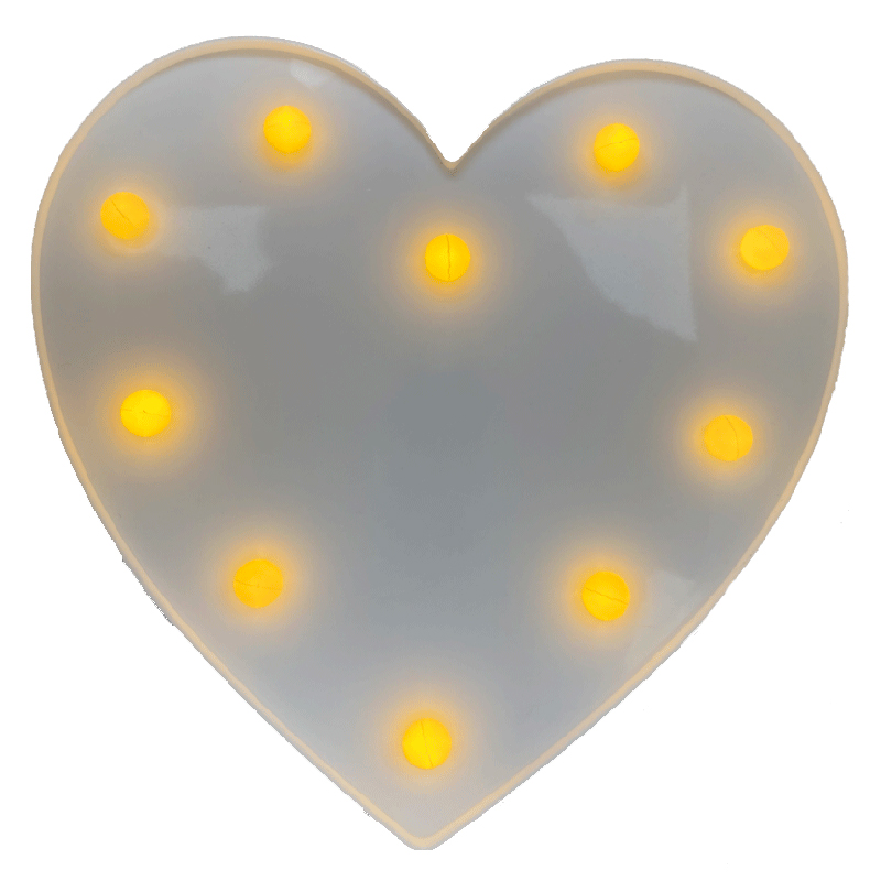 D&eacute;coration Coeur Led