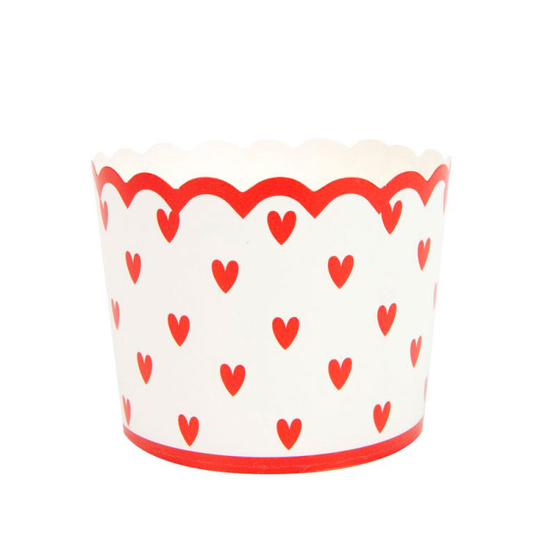 Petit pot festonn&eacute; petits coeurs