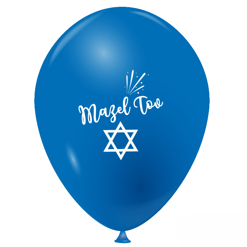 Ballon Mazel tov diff&eacute;rents coloris