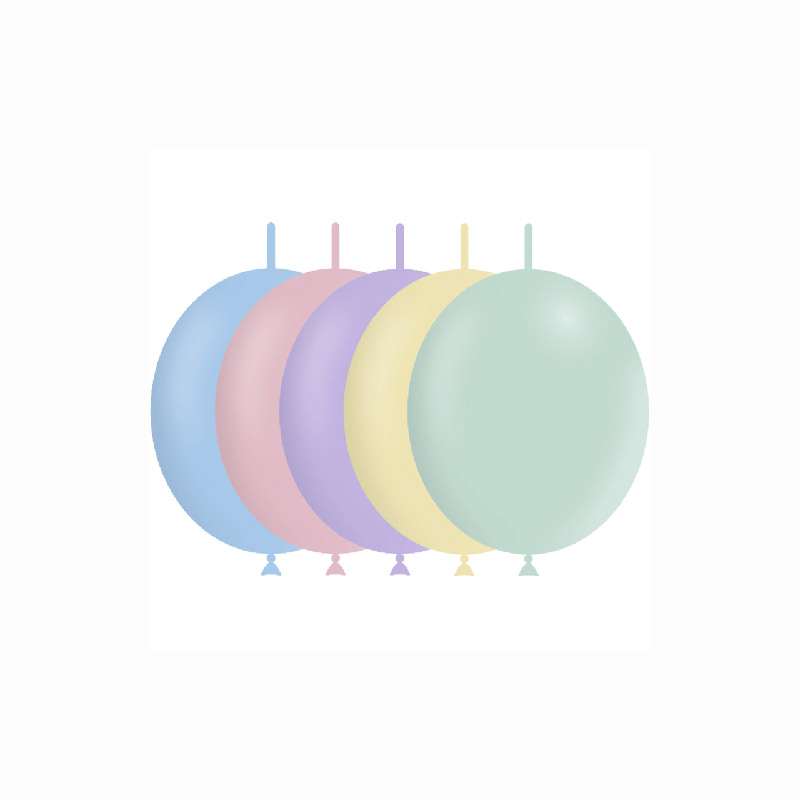 Ballon D&eacute;co Link 6'' Couleurs Pastel Matte