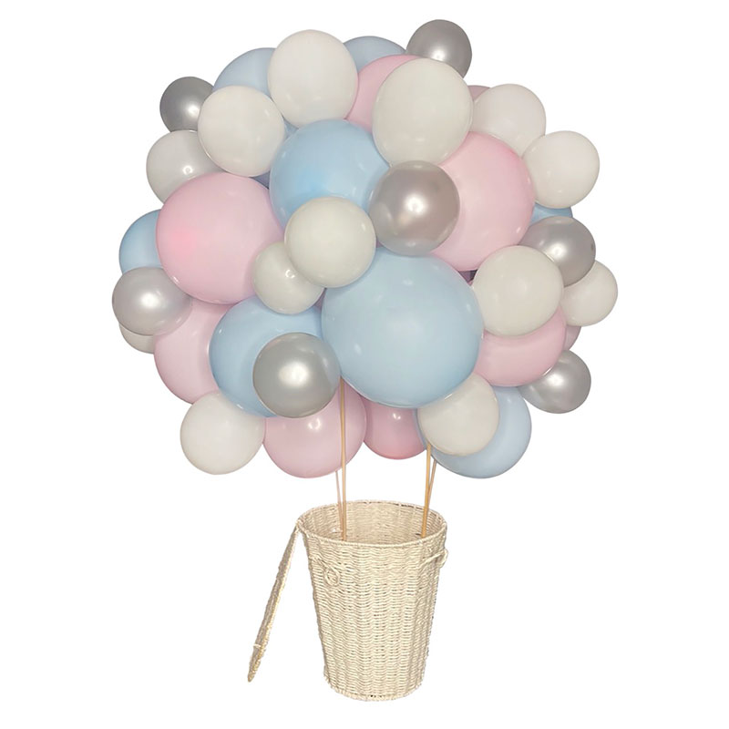 Montgolfi&egrave;re en ballons Pastel