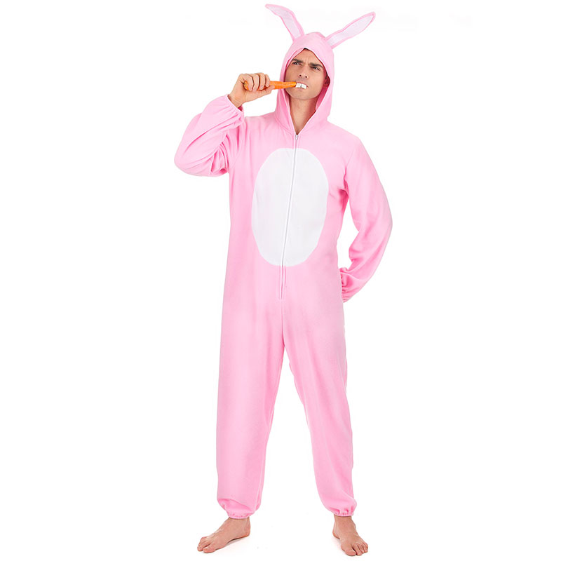 D&eacute;guisement lapin rose homme