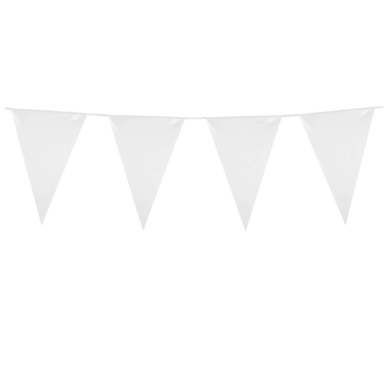 Guirlande Fanions Blanc 10m