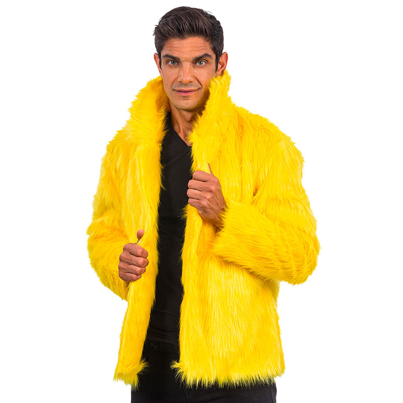 Veste Fourrure Flashy Jaune
