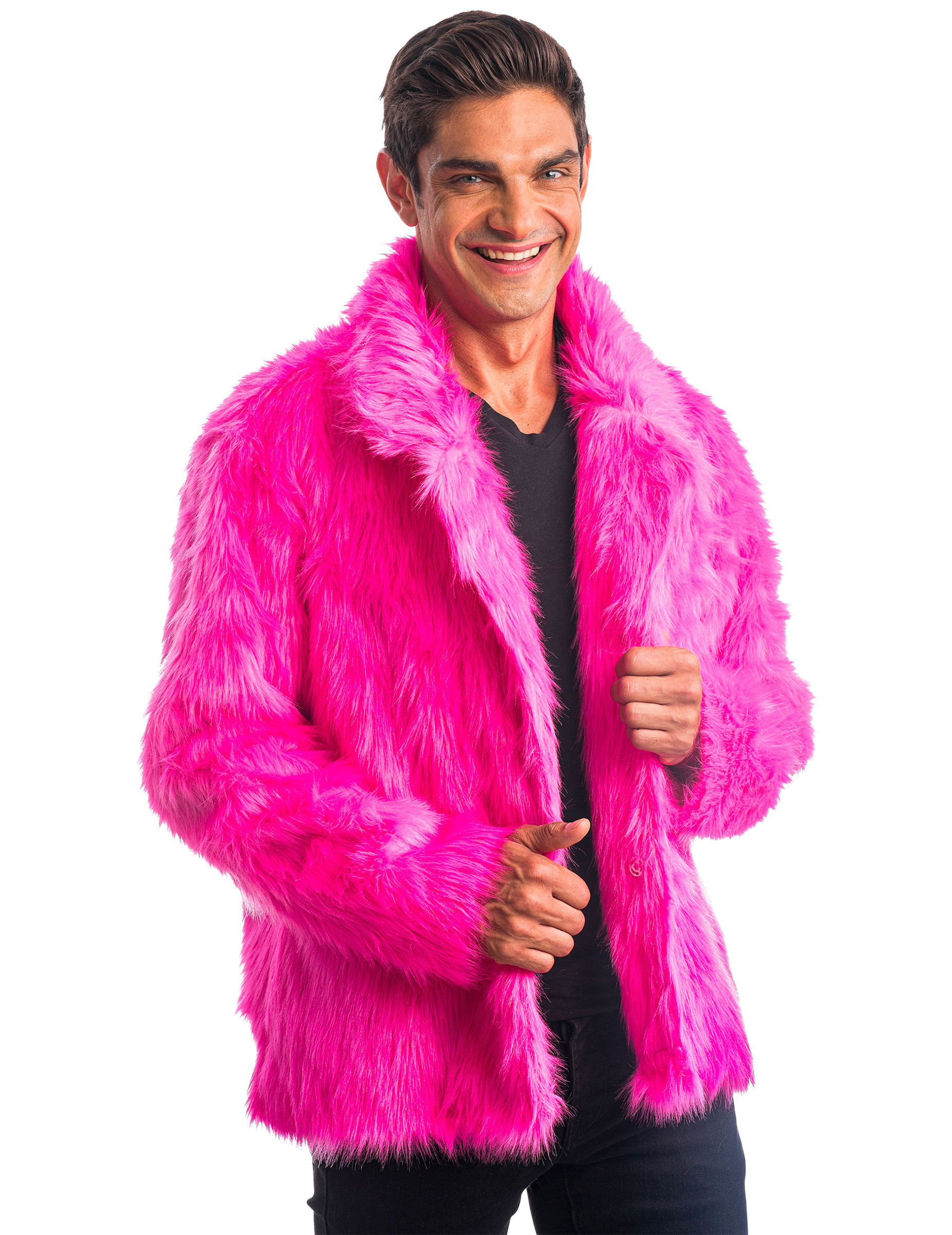 Veste Fourrure Flashy Rose