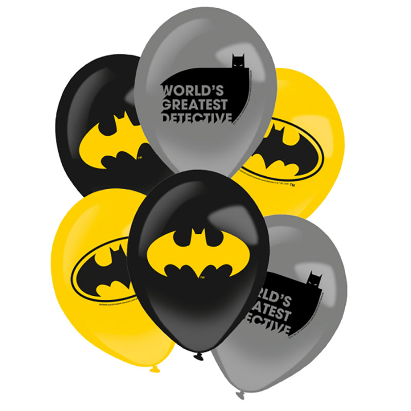 Ballon Batman Latex 11'' par 6
