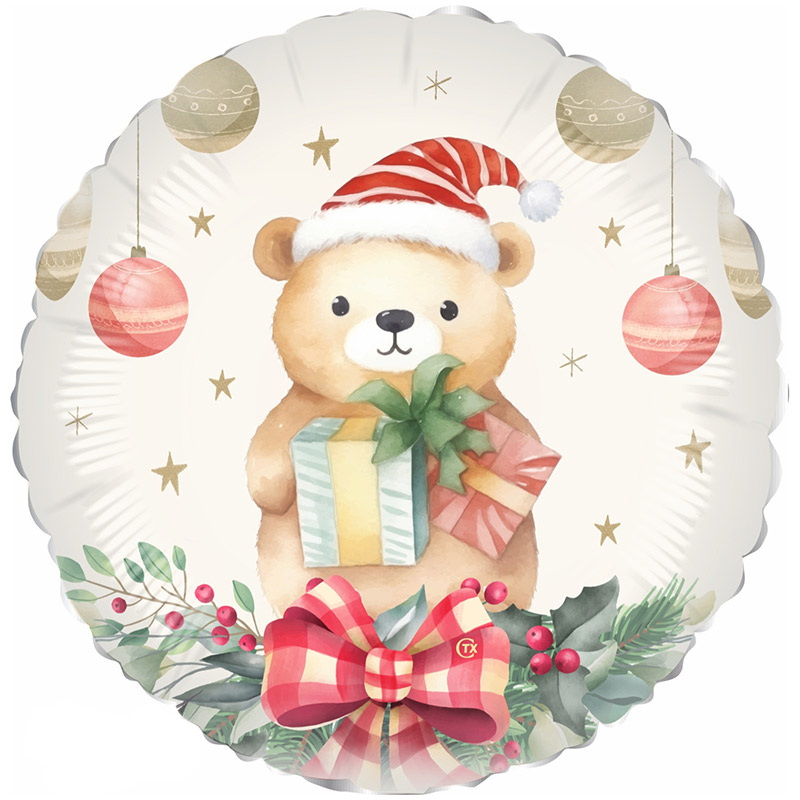 Ballon Christmas Teddy Bear