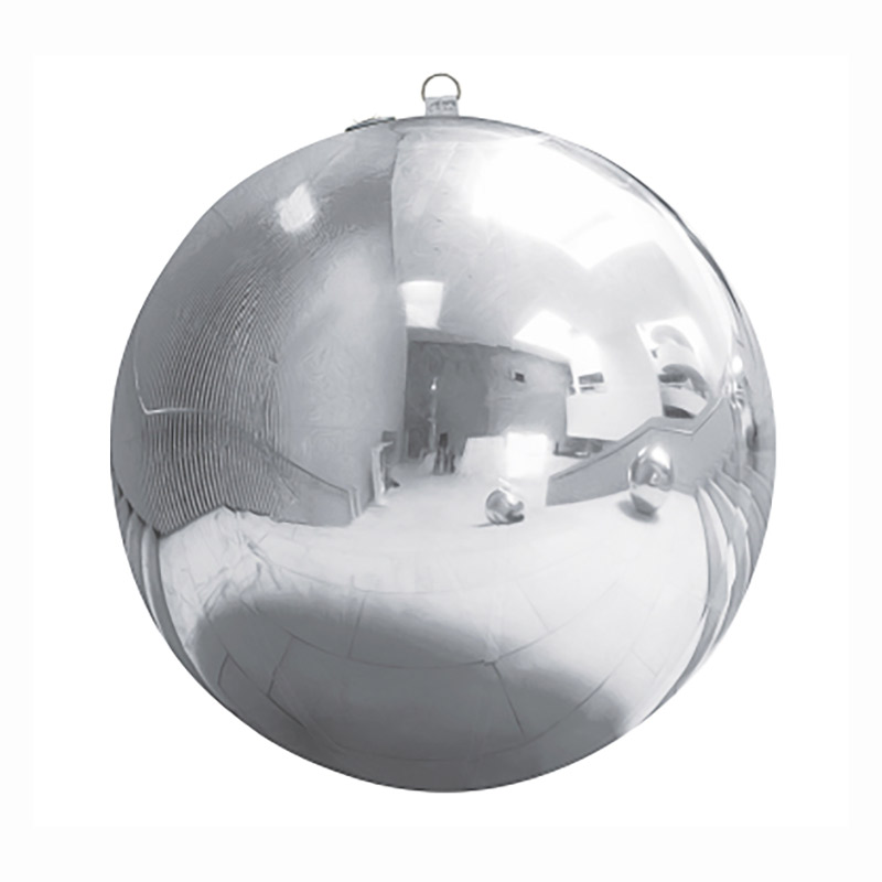 Boule Miroir PVC 90cm Argent