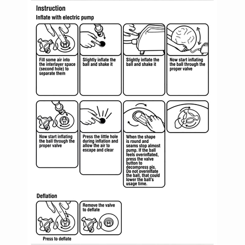 Boule Miroir PVC 90cm Argent