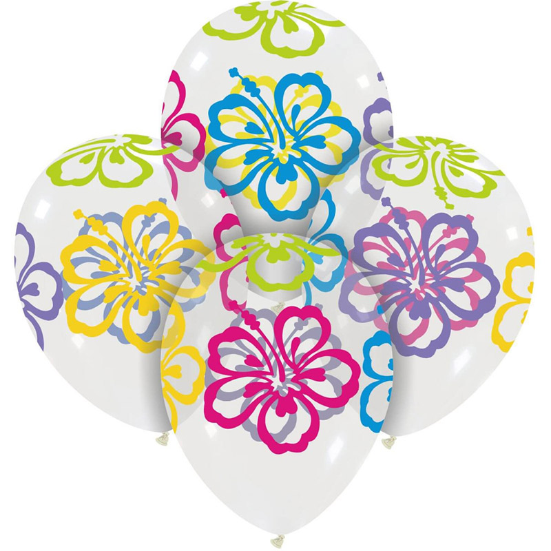 Ballon Orchid&eacute;es Multicolore Latex