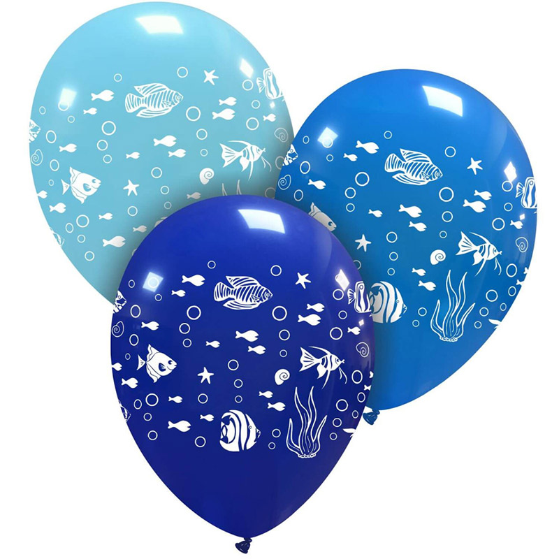 Ballon Mer bleue assortis