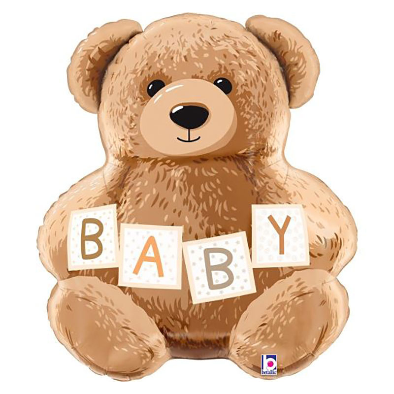 Ballon B&eacute;b&eacute; Ours en peluche