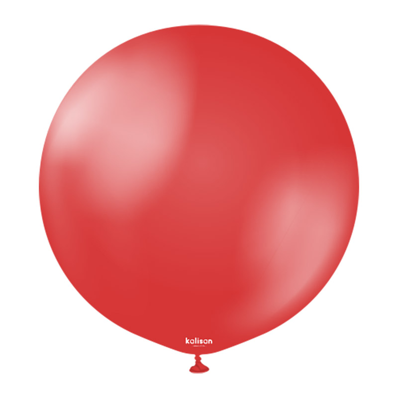 Ballon Rouge M&eacute;tal (M&eacute;tallic red) Kalisan