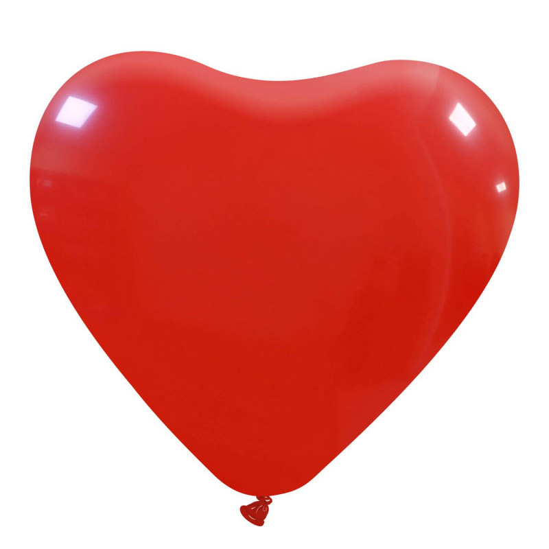 Ballon Coeur 30cm Rouge