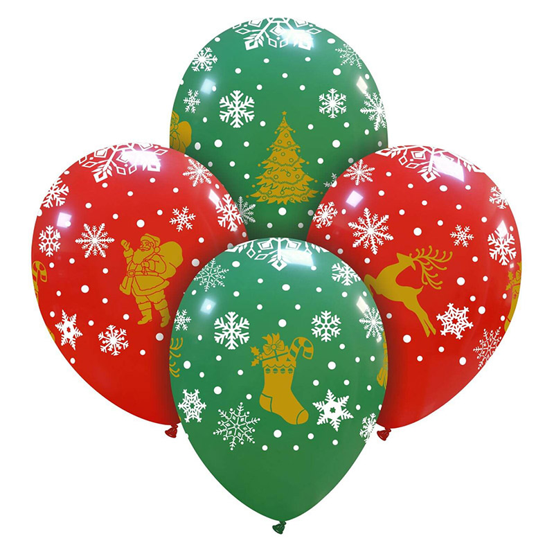 Ballon Golden Christmas