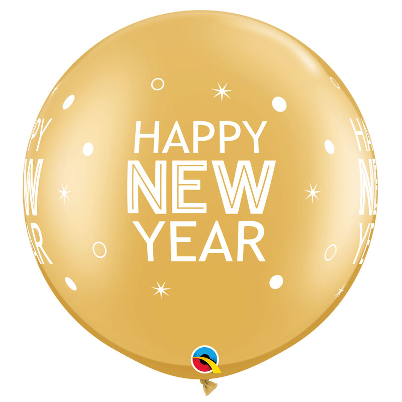 Ballon Géant Happy New Year par 2