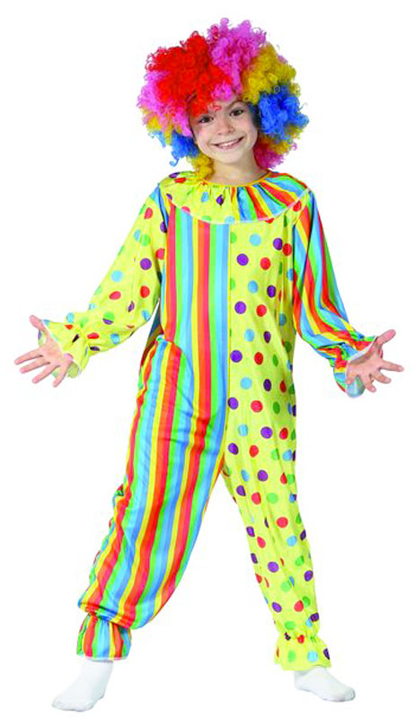 D&eacute;guisement clown combinaison mixte enfant
