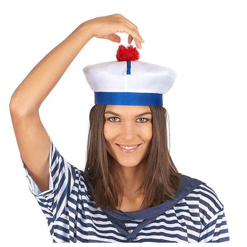 B&eacute;ret marin en tissu