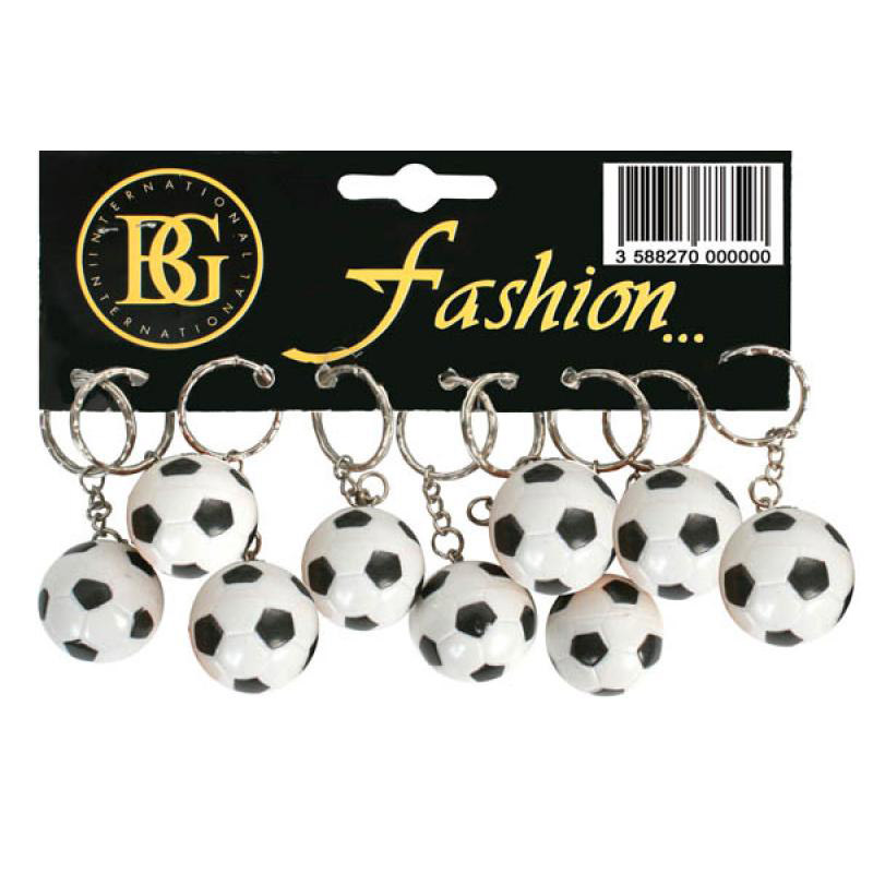Porte cl&eacute;s Ballon de Foot par 6