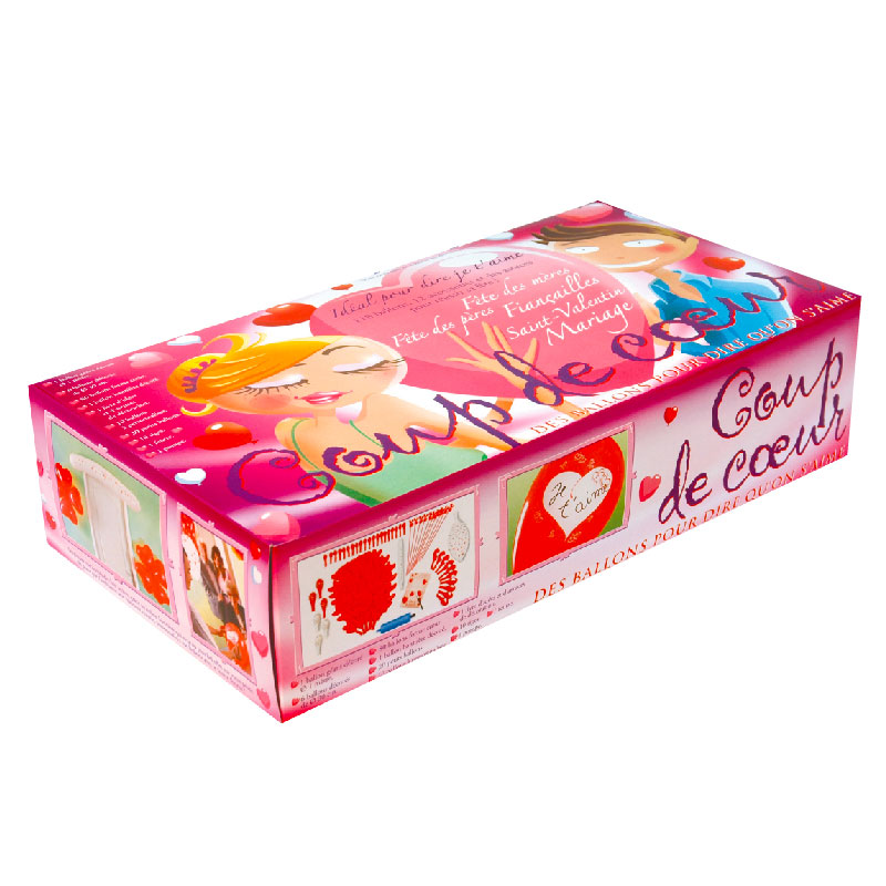 Coffret ballons Saint Valentin