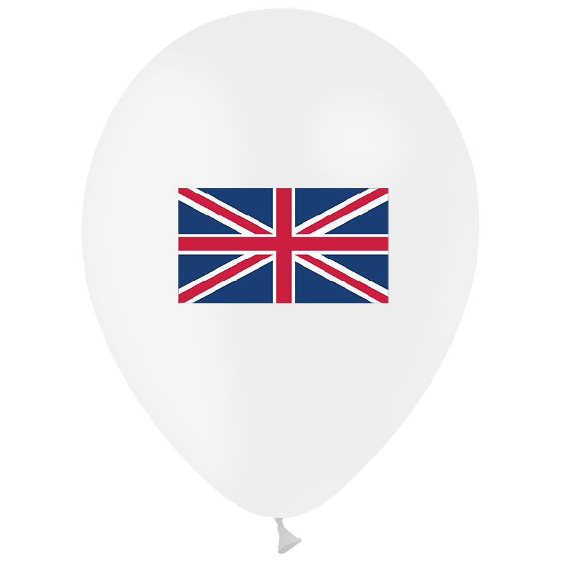 Ballon drapeau Grande Bretagne (latex)