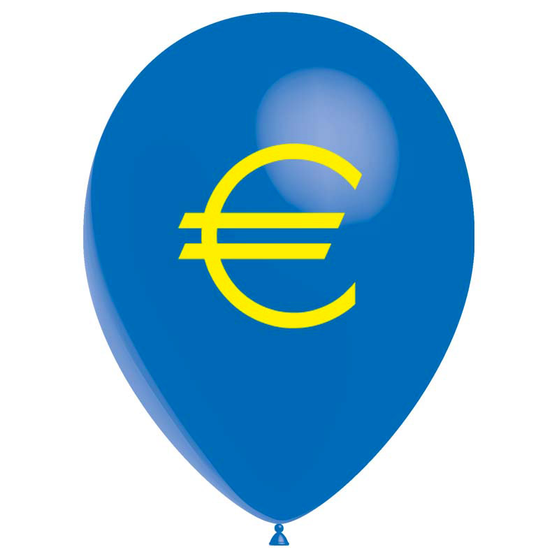 Ballon drapeau Euro (latex)