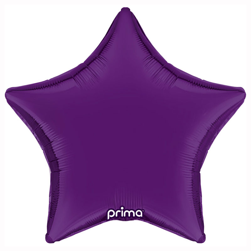 Ballon Mylar &eacute;toile violet (purple) Prima
