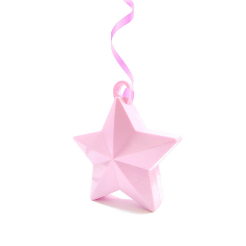 Poids ballon &eacute;toile 135gr par 12 (diff&eacute;rents coloris)