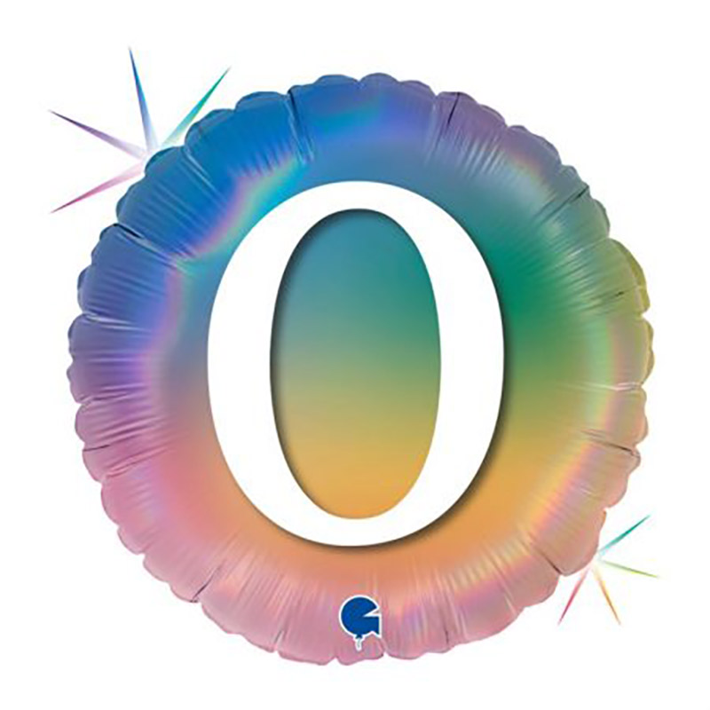 Ballon Rainbow Chiffre