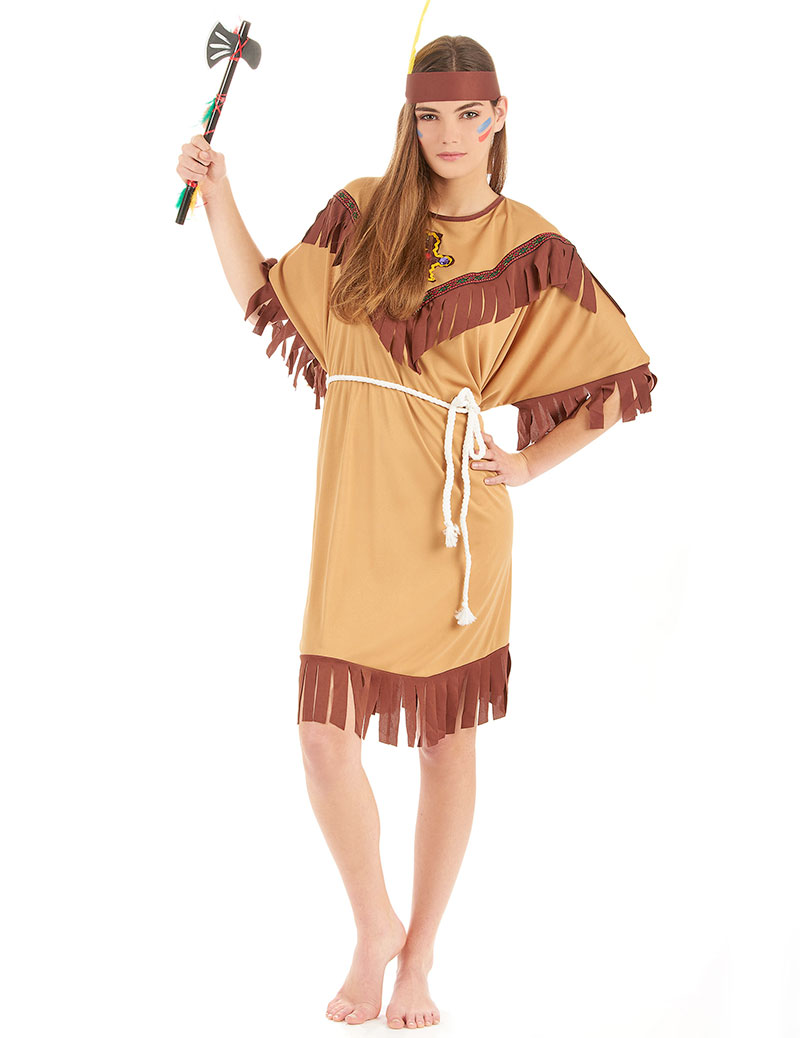 Déguisement apache indienne femme