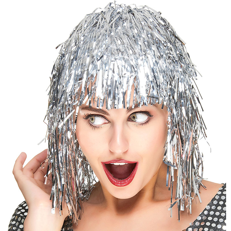 Perruque M&eacute;tallique Disco (diff&eacute;rents coloris)