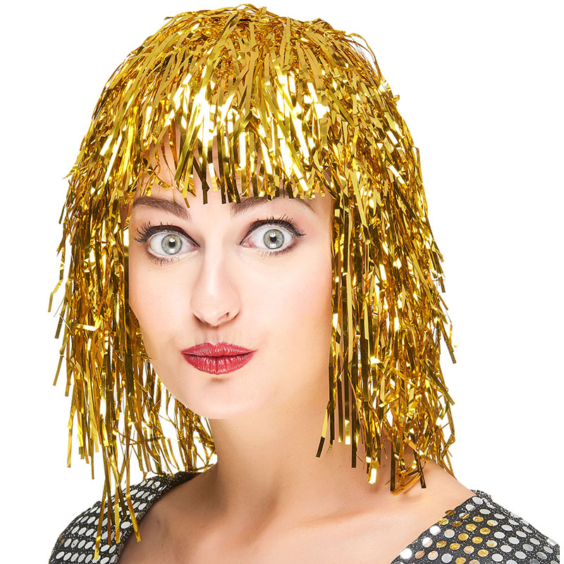 Perruque M&eacute;tallique Disco (diff&eacute;rents coloris)