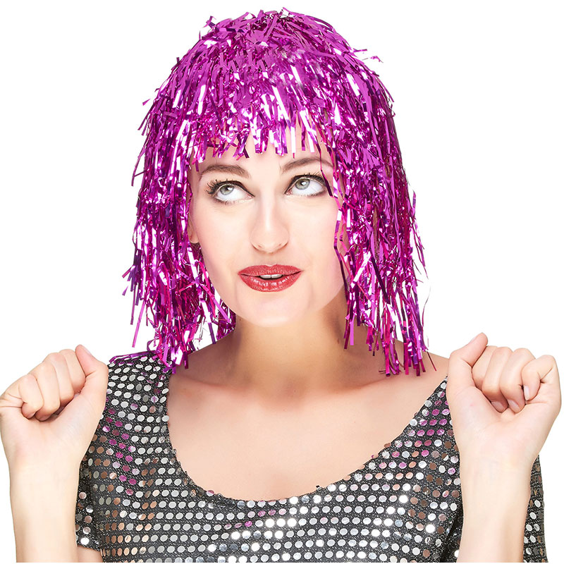 Perruque M&eacute;tallique Disco (diff&eacute;rents coloris)